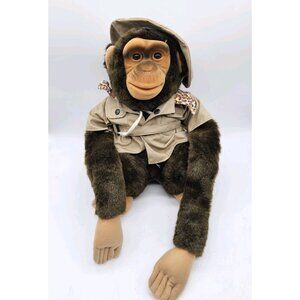 Baby Boy Chimpanzee Monkey Puppet Jungle Explorer Hosung Rainforest Cafe Vtg